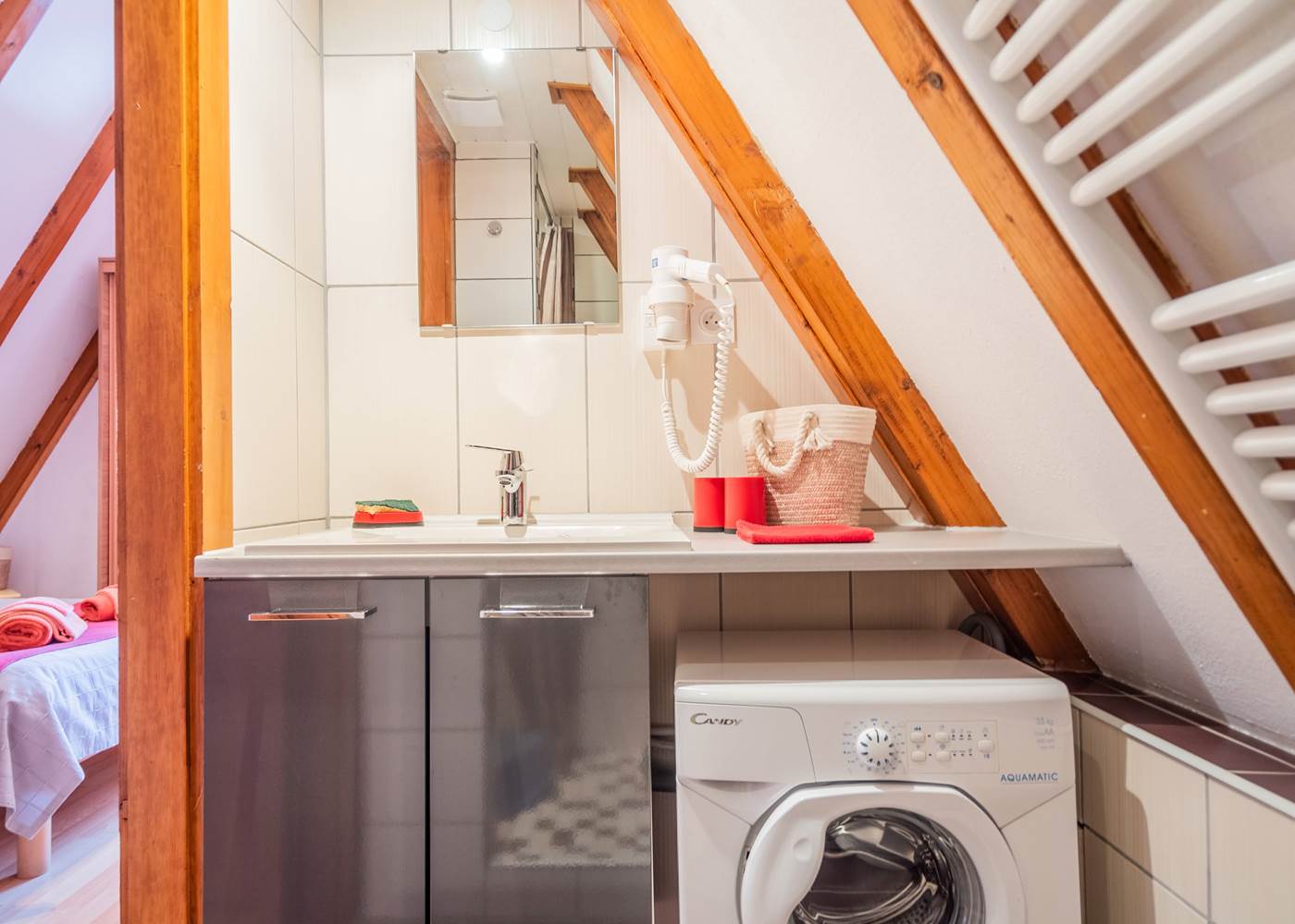 La salle d'eau attenante à la chambre