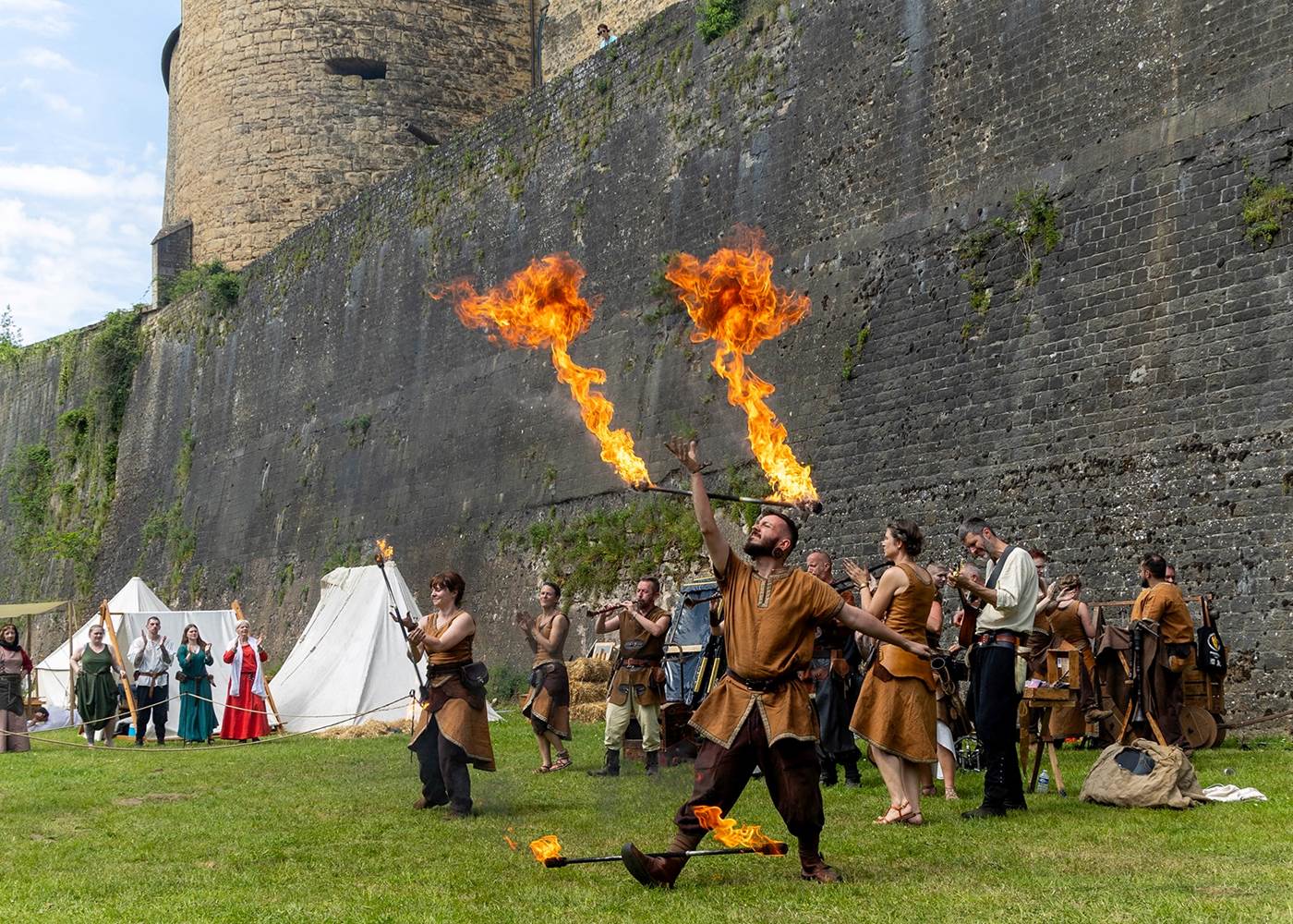 Cracheurs de feu - Festival de Sedan