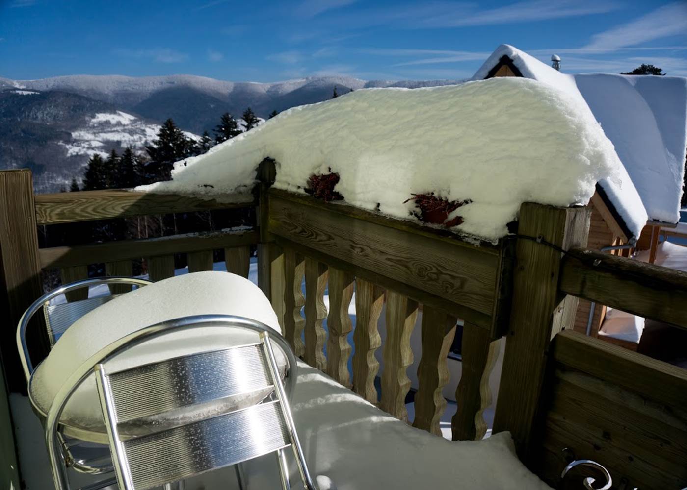 et la neige est arrivée ...