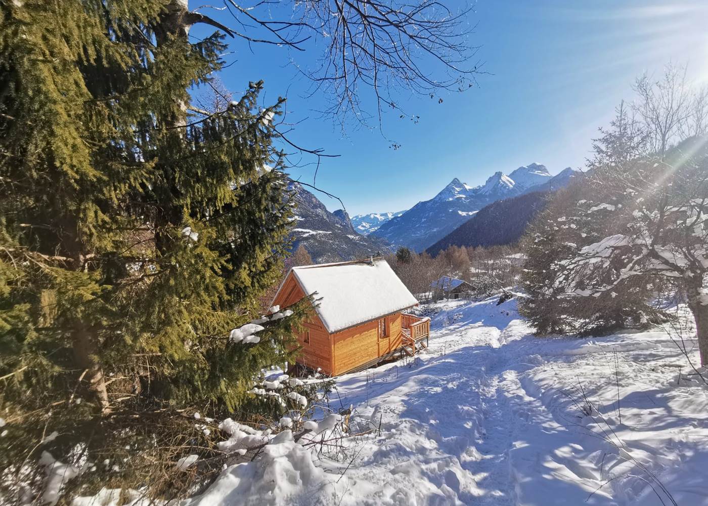 Domaine de l'esperluette - Cabane les eaux tortes exterieur 6