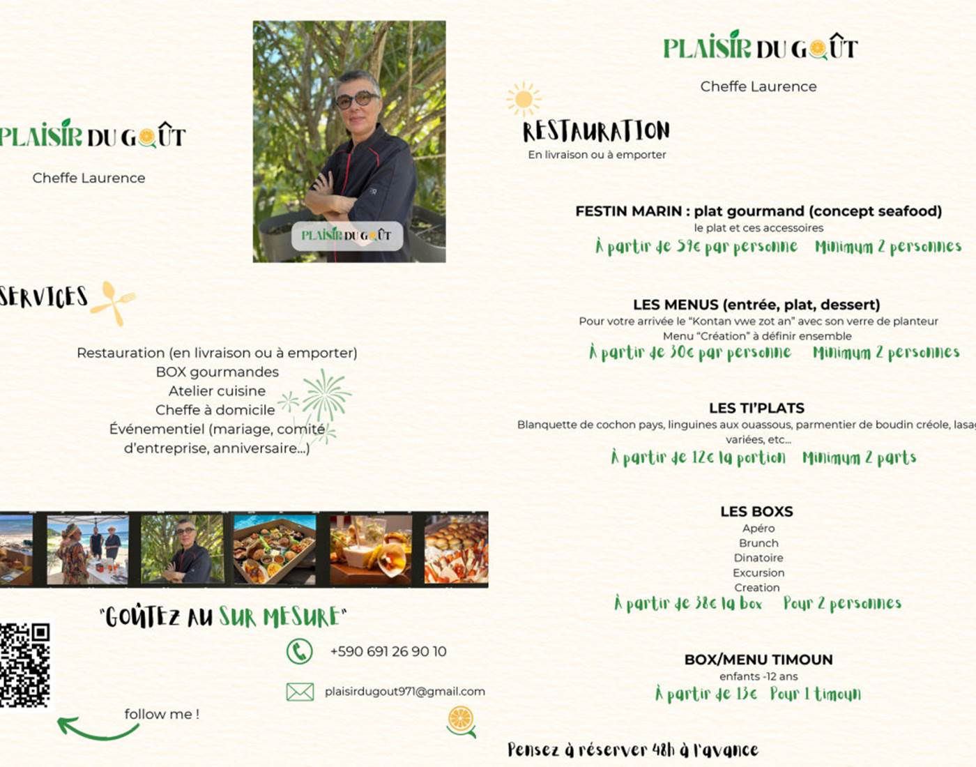 cheffe-laurence-livraison-domicile-sainte-anne-guadeloupe