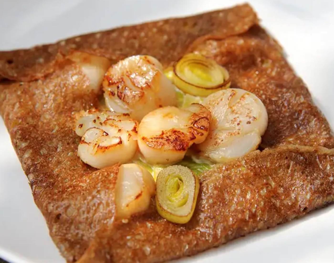Galette aux coquilles Saint Jacques