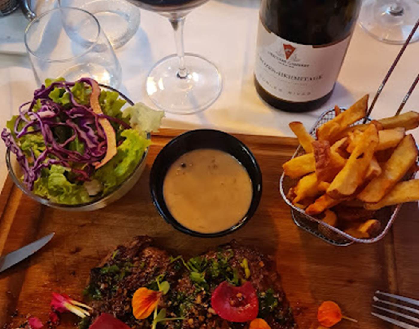 Les Sens Ciel - délicieux repas