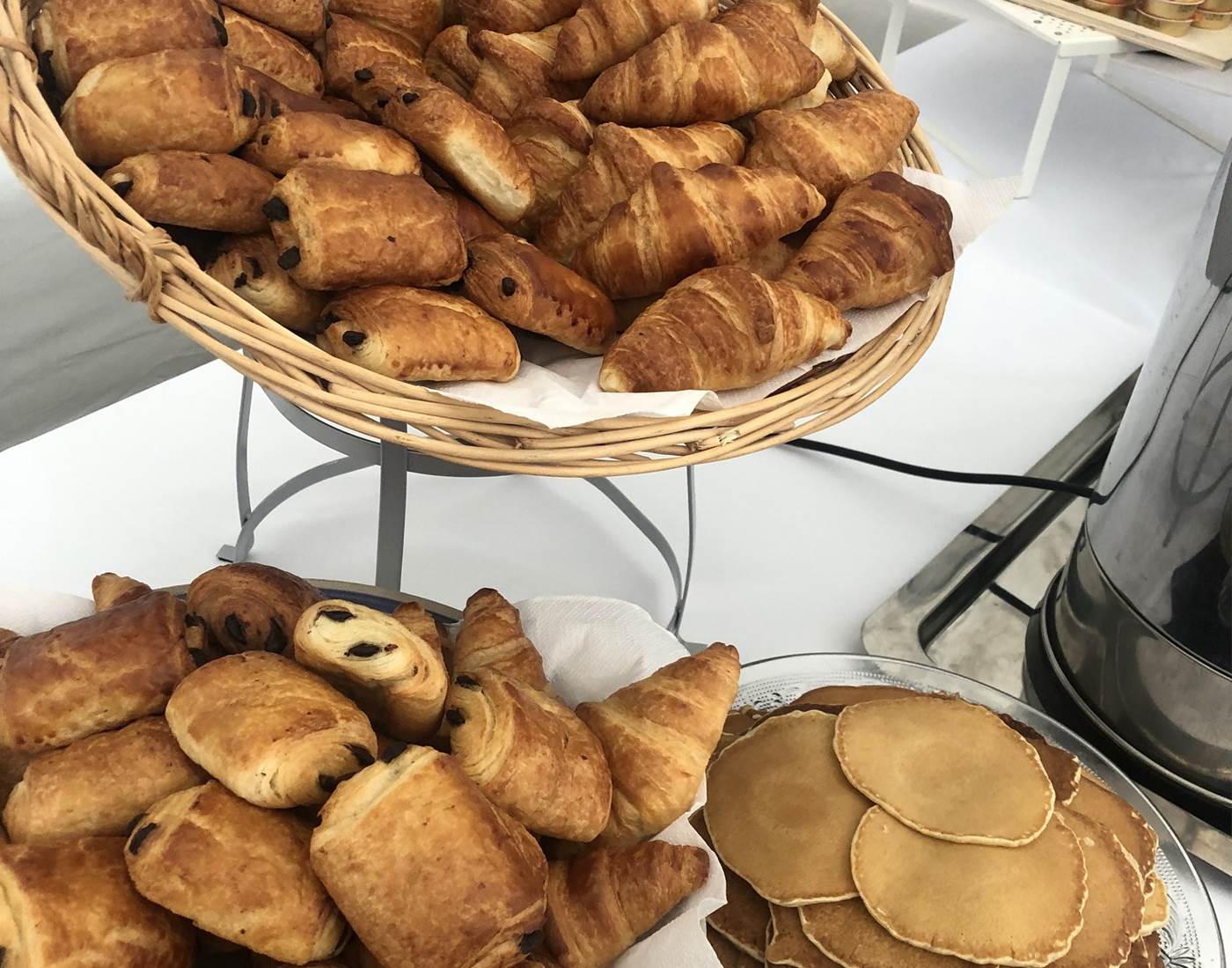 Viennoiseries et pancakes