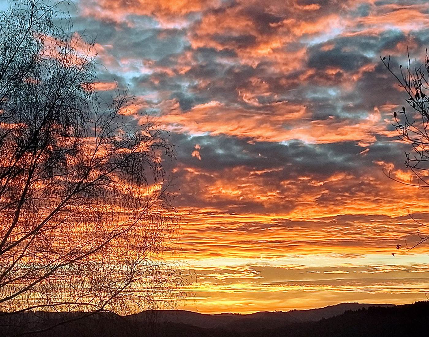 Levé de soleil Le Ranch des Lacs Maison d'hôtes 87120