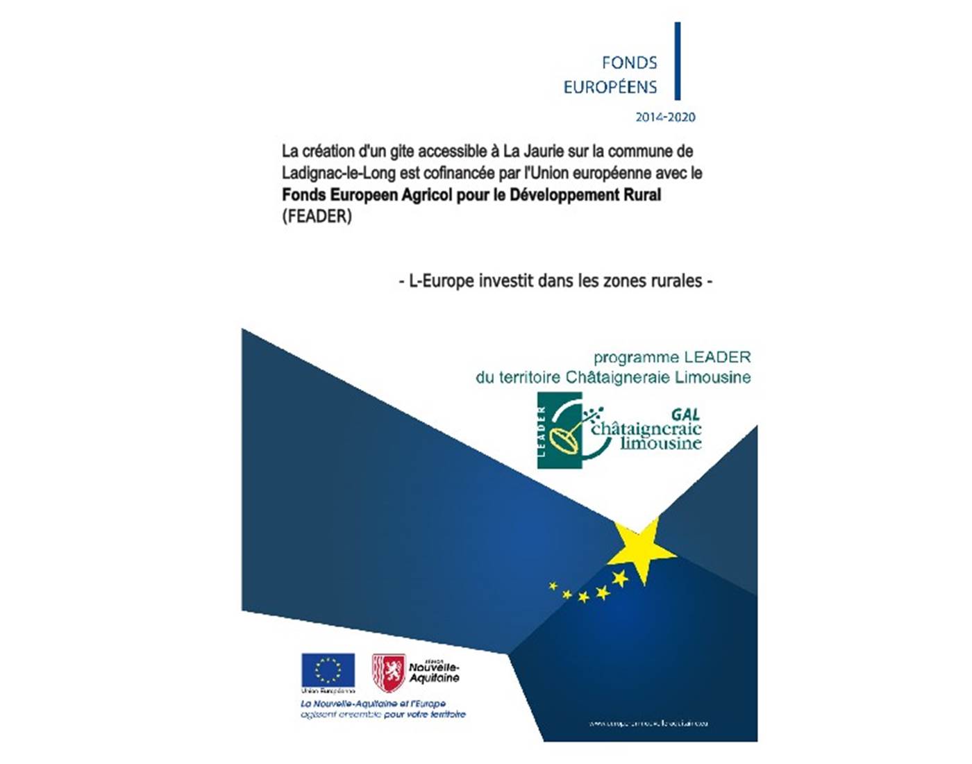 FEADER Fonds européen agricole pour le développement rural