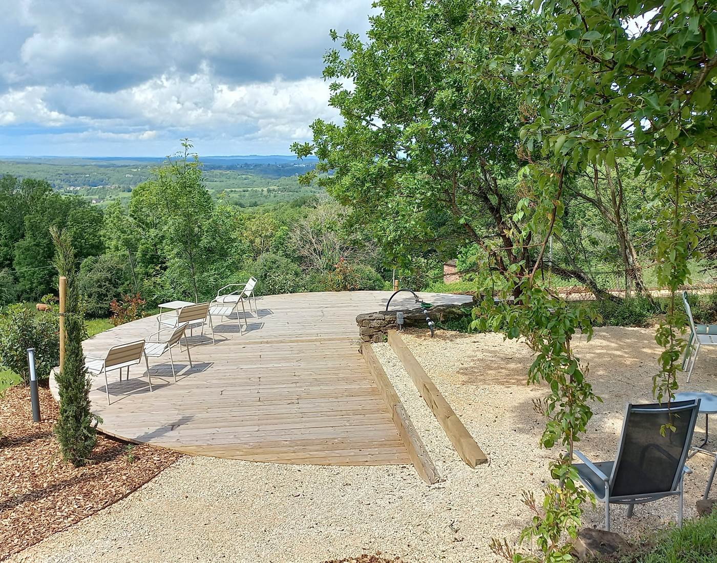 Terrasse belvédère