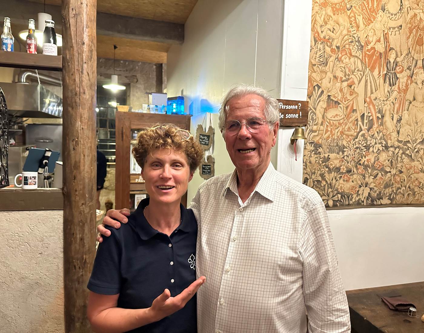 Jean-Louis Debré à La P'tite Pause de la Manufacture