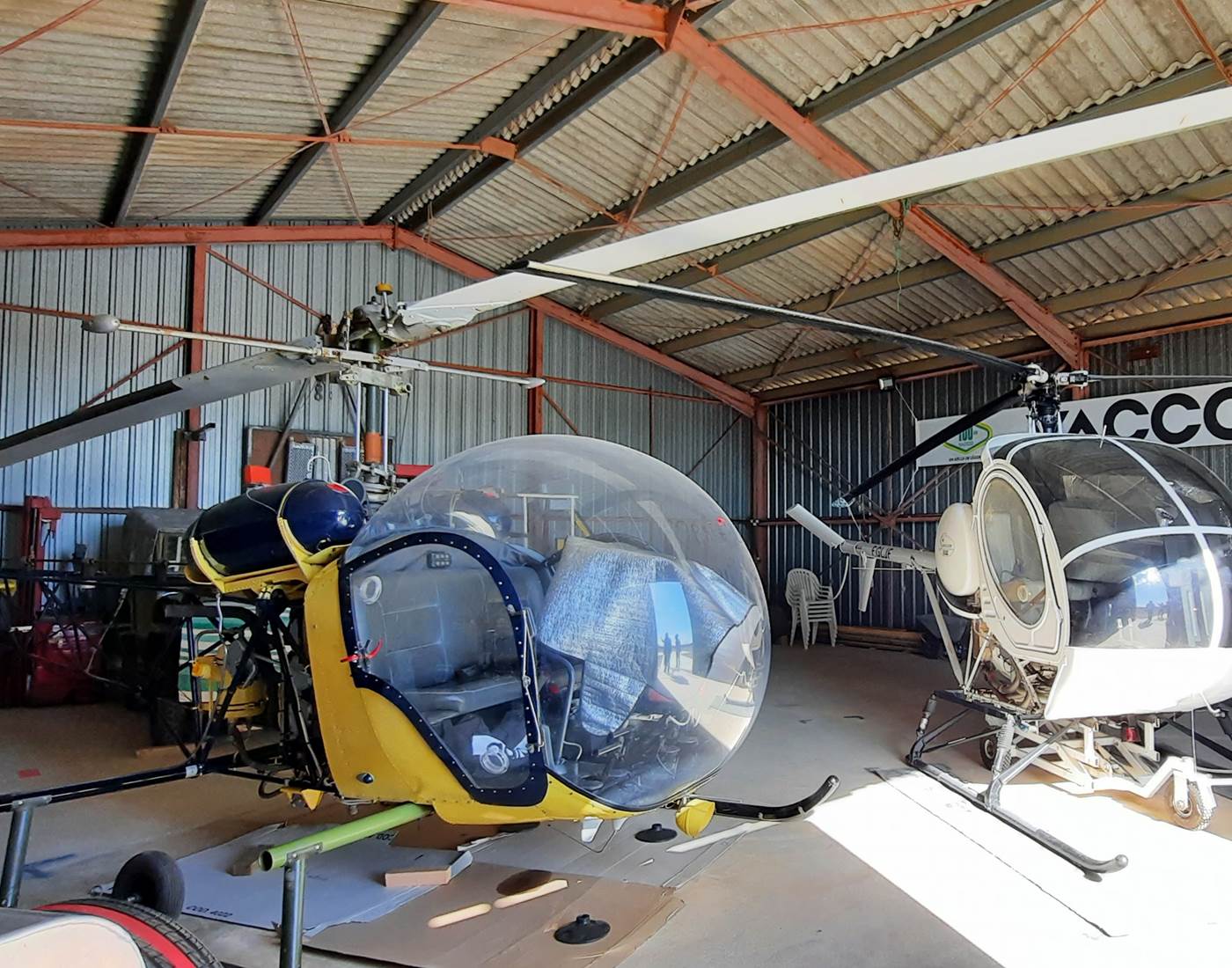 Hélicoptère "Les Ailes Argeliésoises"