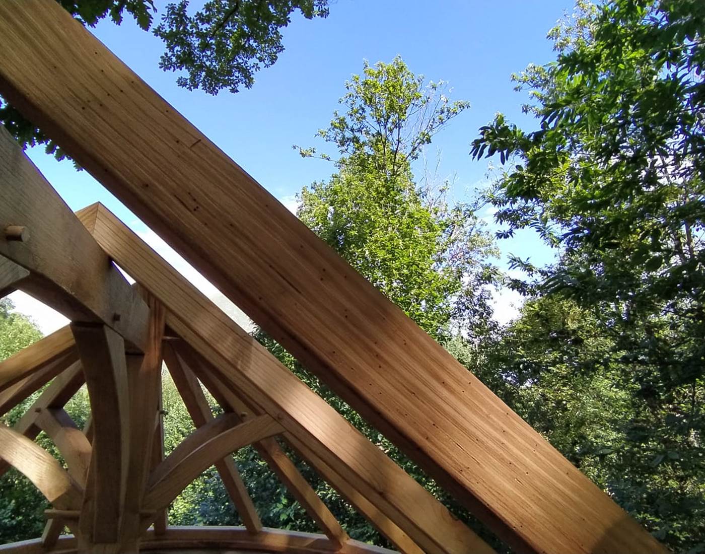 charpente traditionnelle en chataigner