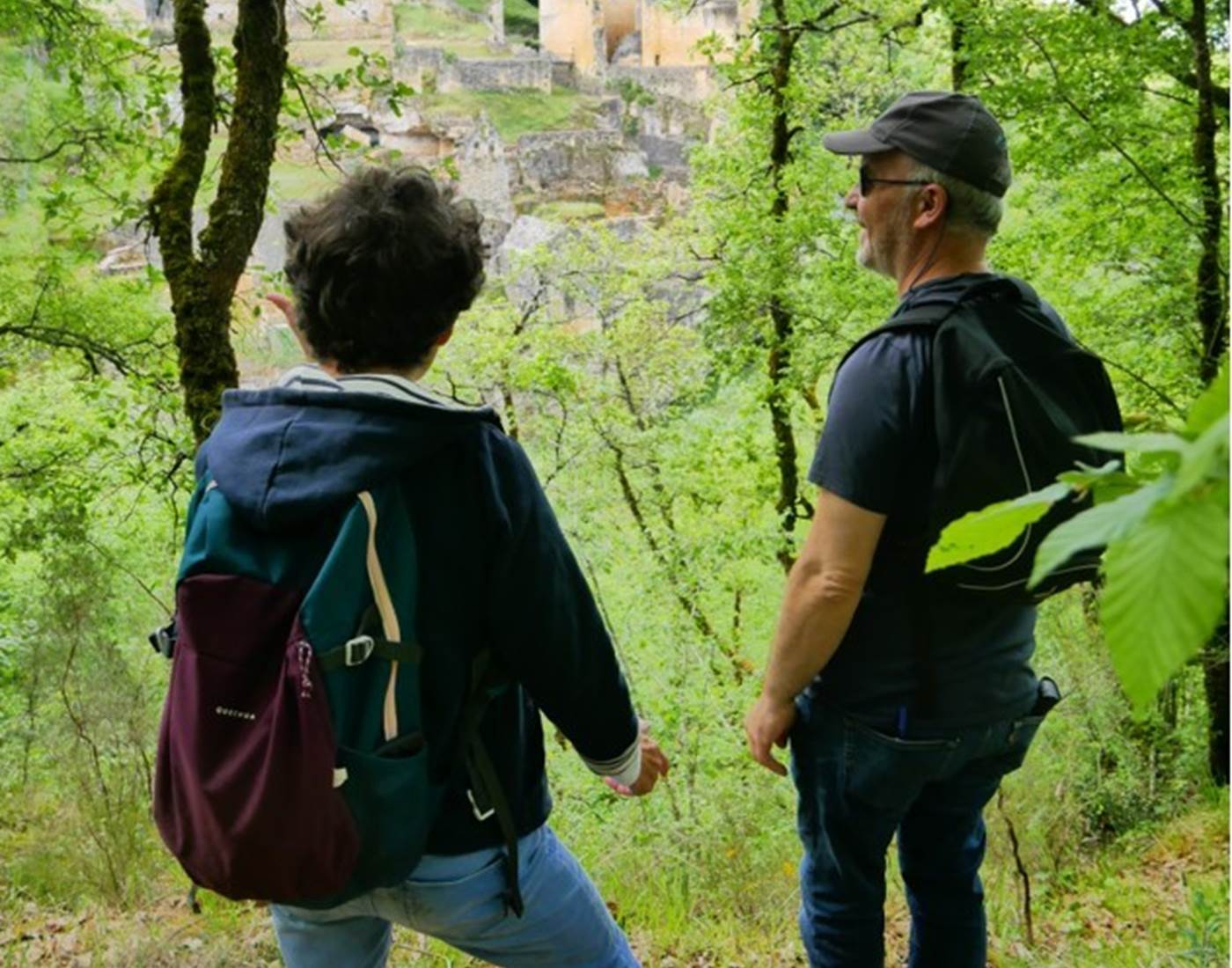 Isabelle et Sylavin nos guides