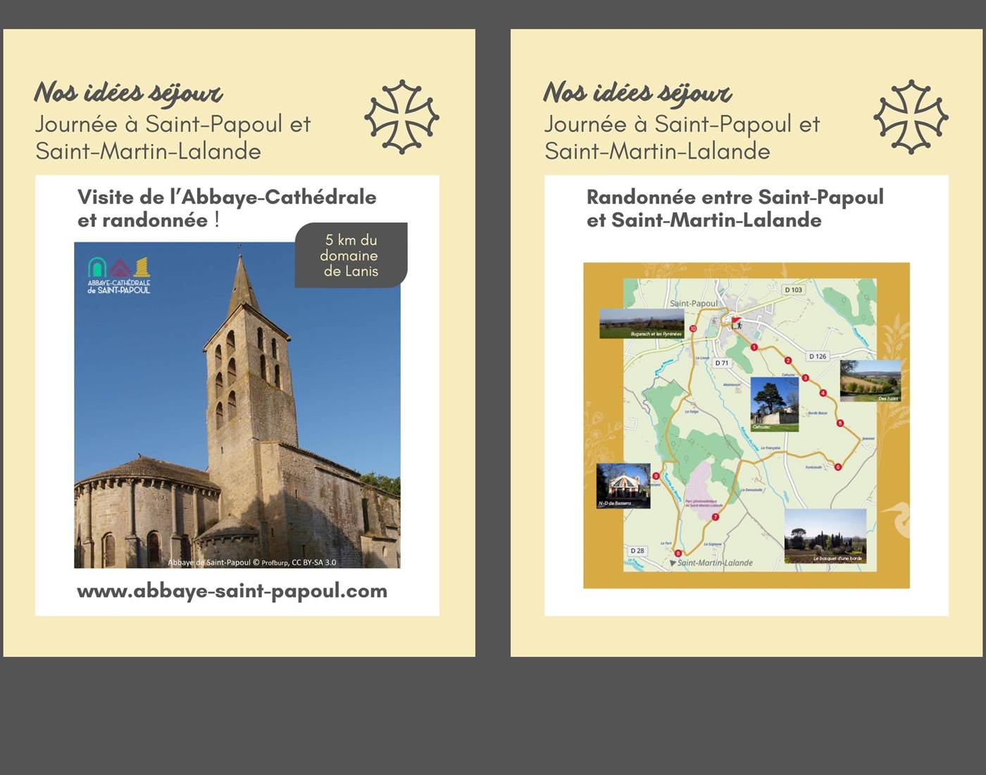 Abbaye Saint-Papoul - Randonnée