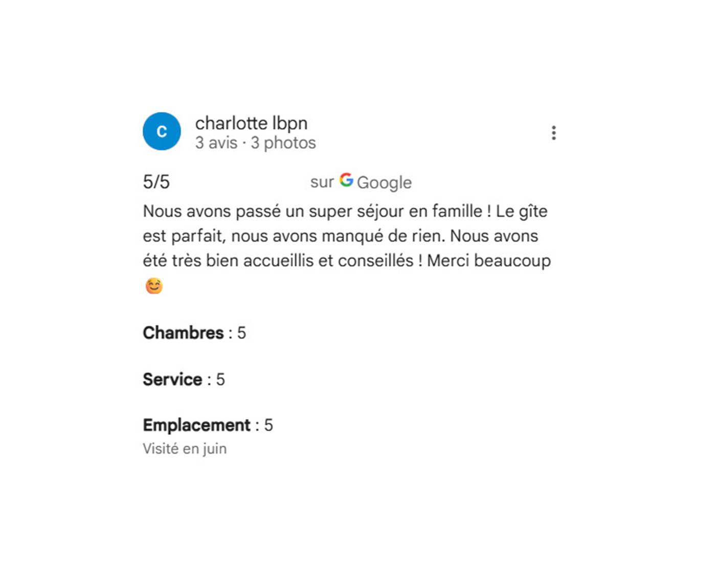 Avis La Grange a Porteau Domaine des Cyclamens