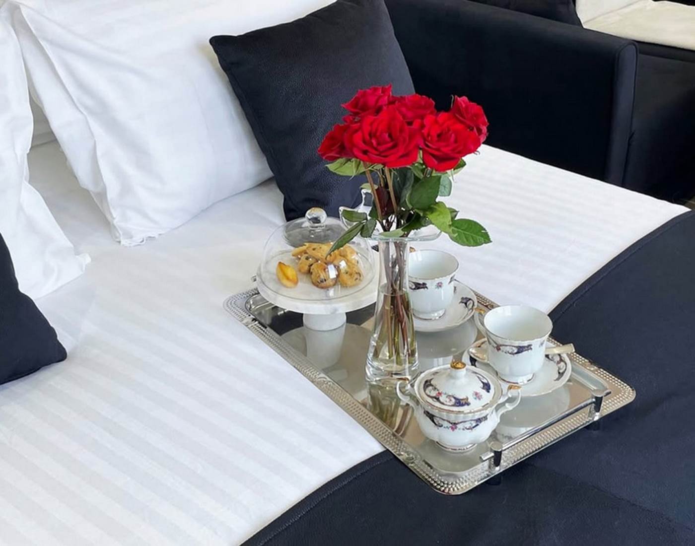 Le plateau de bienvenue.