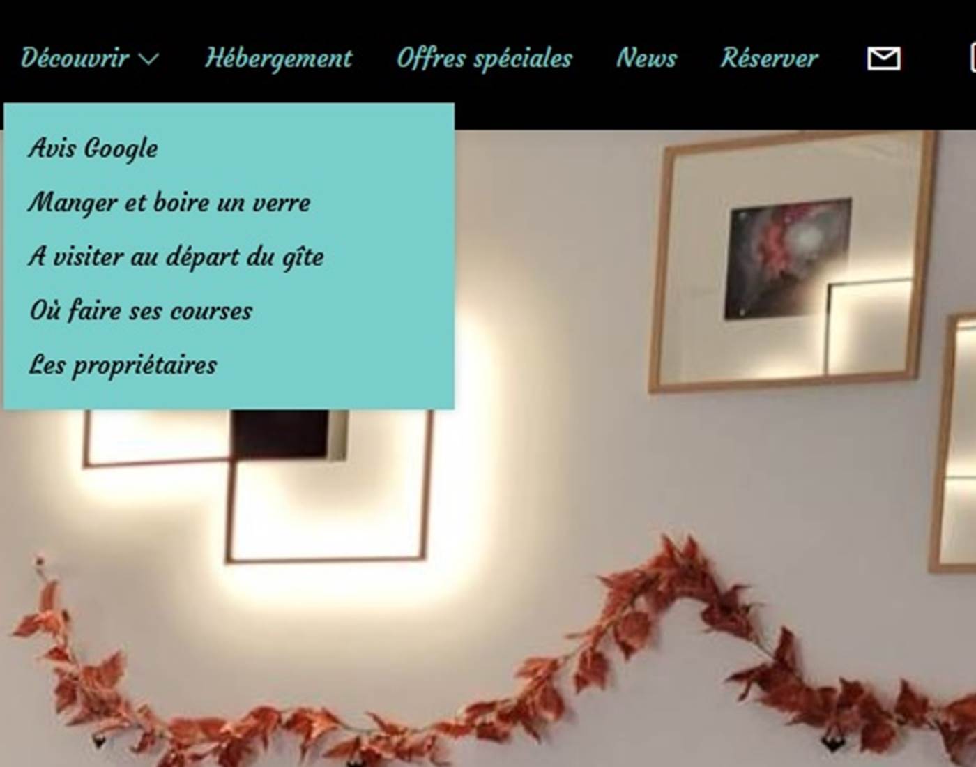 Suggestions sur le site internet