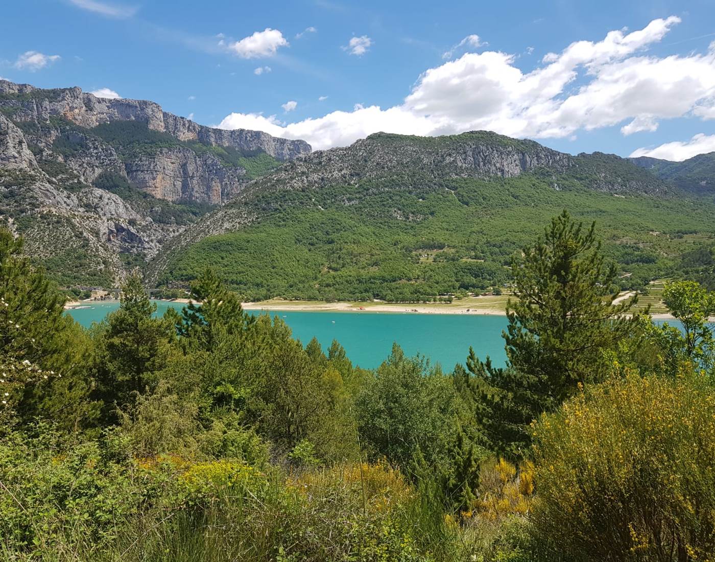Lac de Ste Croix (photo de Chantal Ribennes)