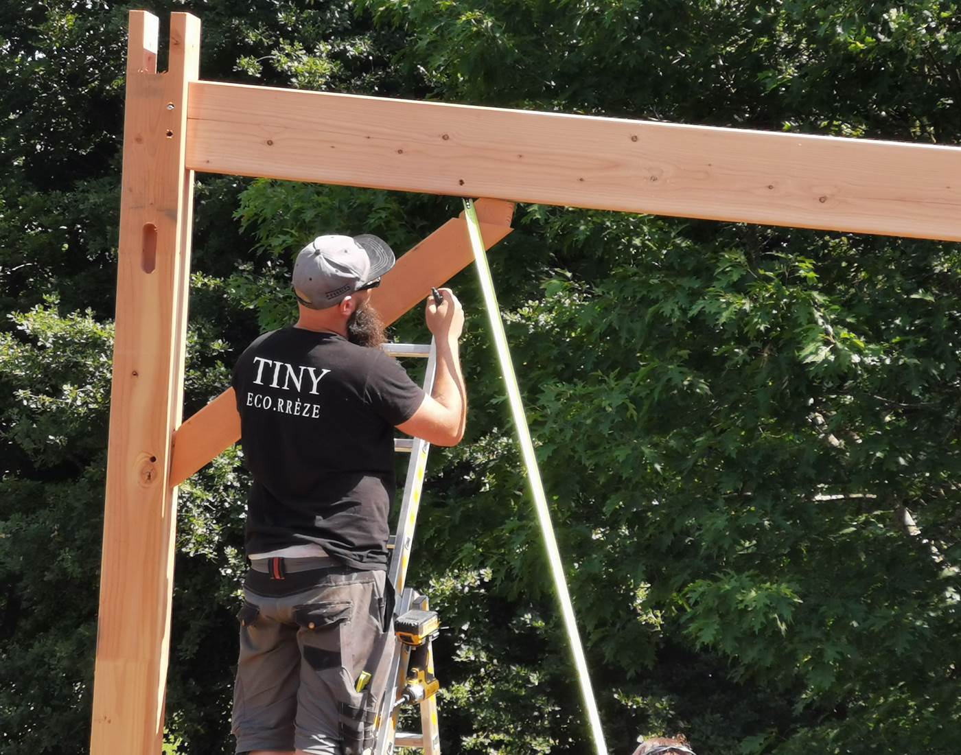Concentration et mesure sur le chantier des maisons de Coline