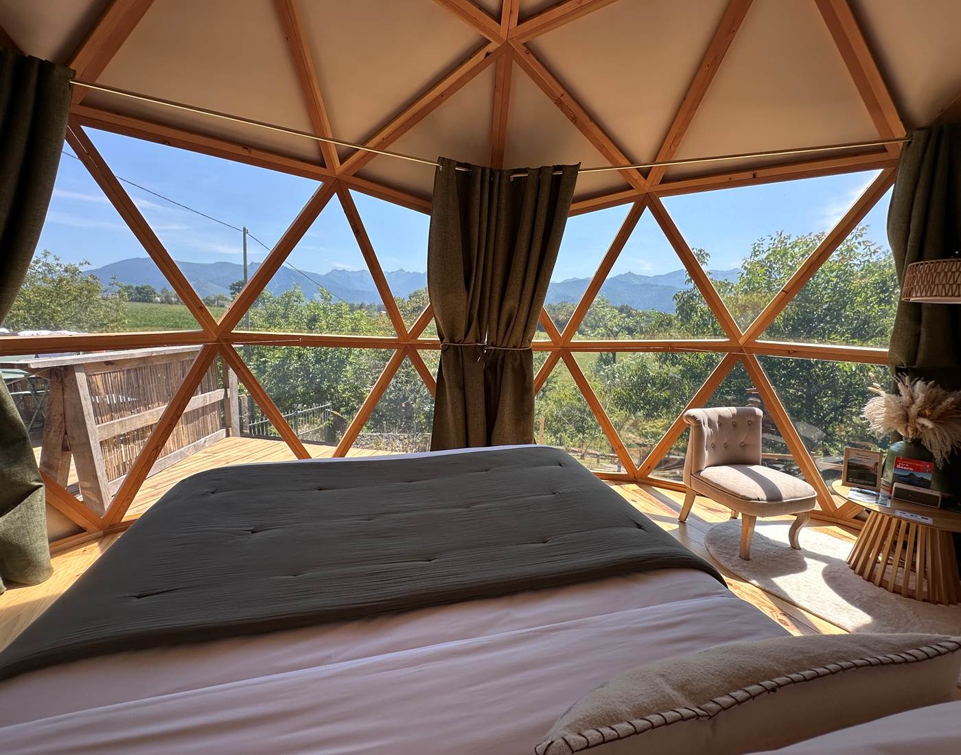 Vue imprenable depuis votre lit