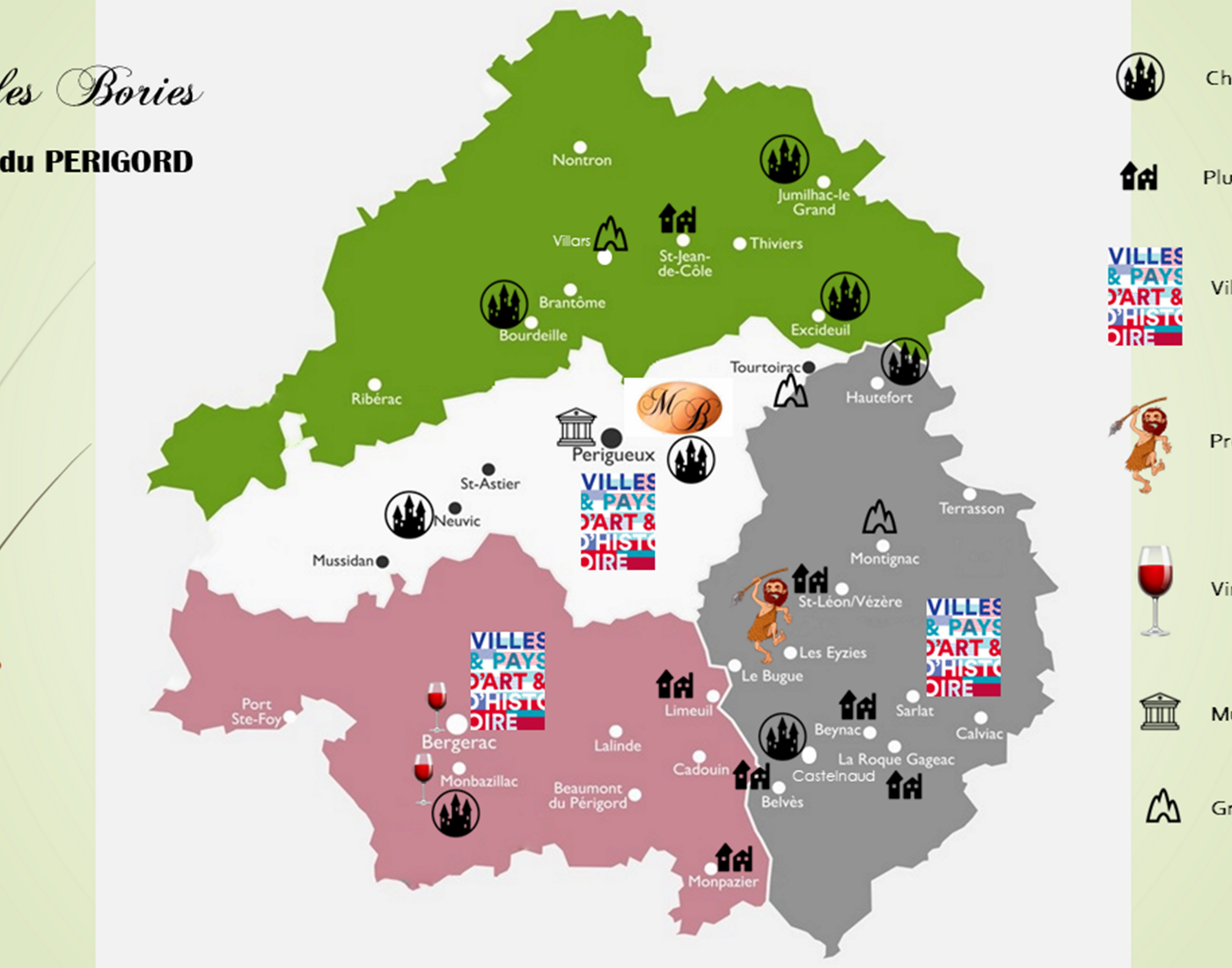 Mas des Bories dans le Périgord