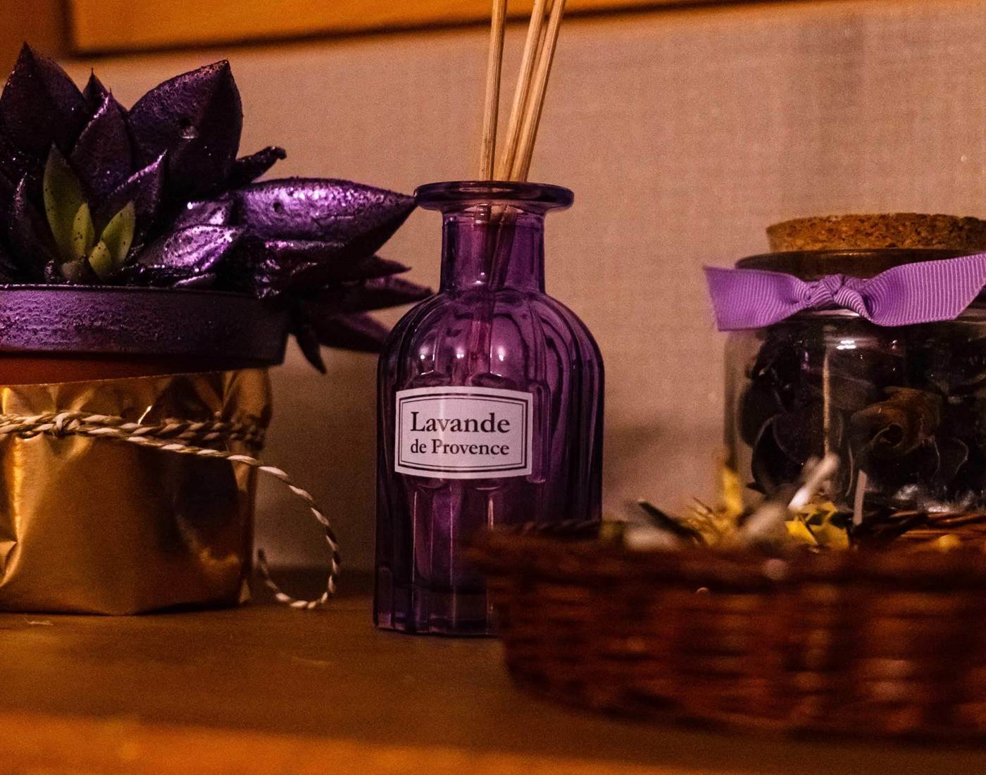 Dortoir  chambre violet