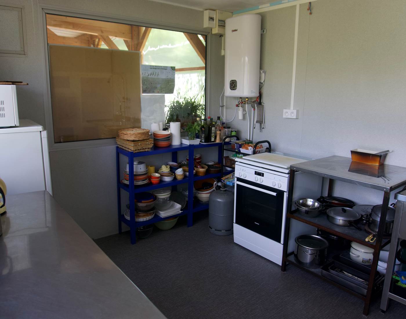 La cuisine très bien équipée