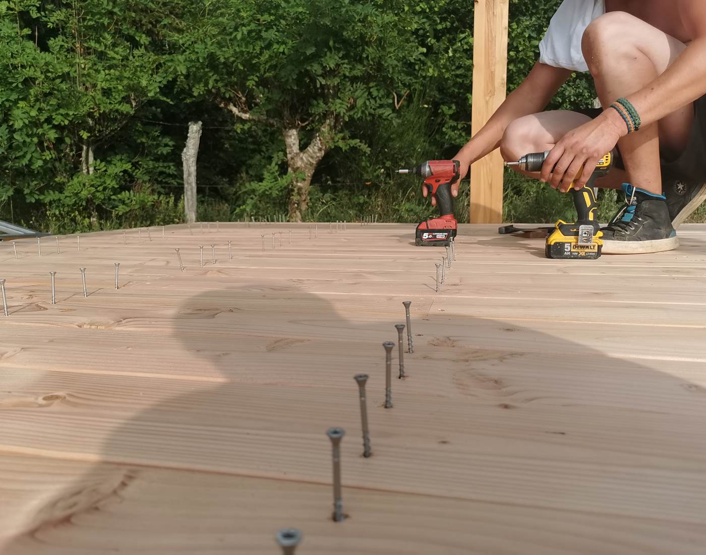 Combien de vis pour une terrasse de 50 m2 ?