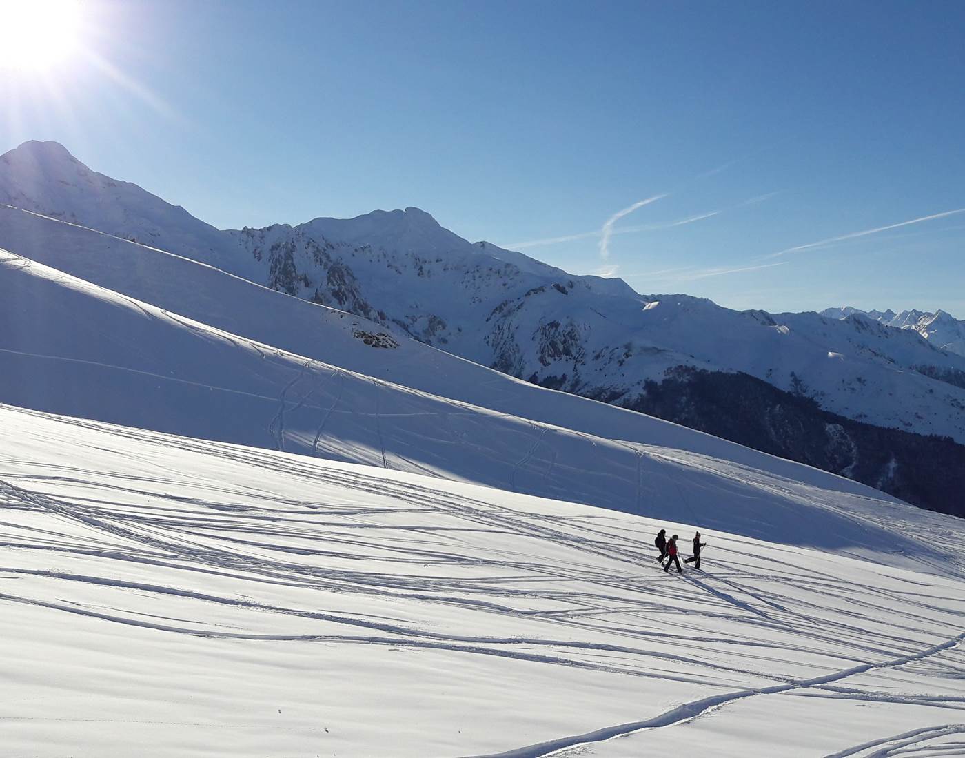 Raquettes à Peyragudes