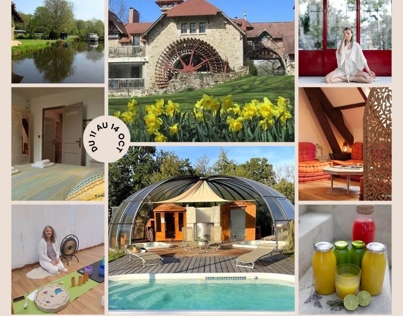 Retraite yoga 11 au 14 octobre 2024