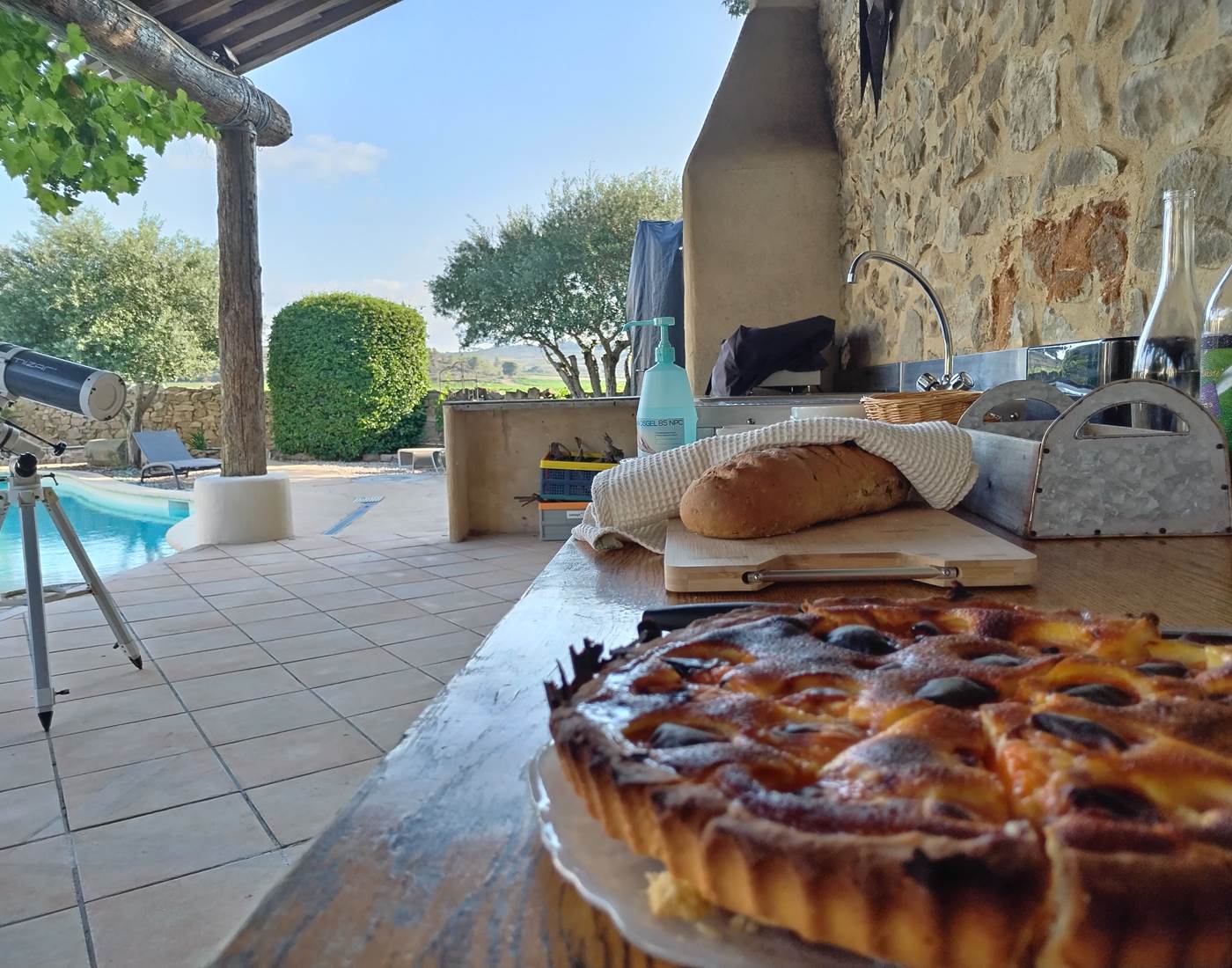 Du local et du maison pour les petits déjeuners de nos hôtes de chambre d'hôtes