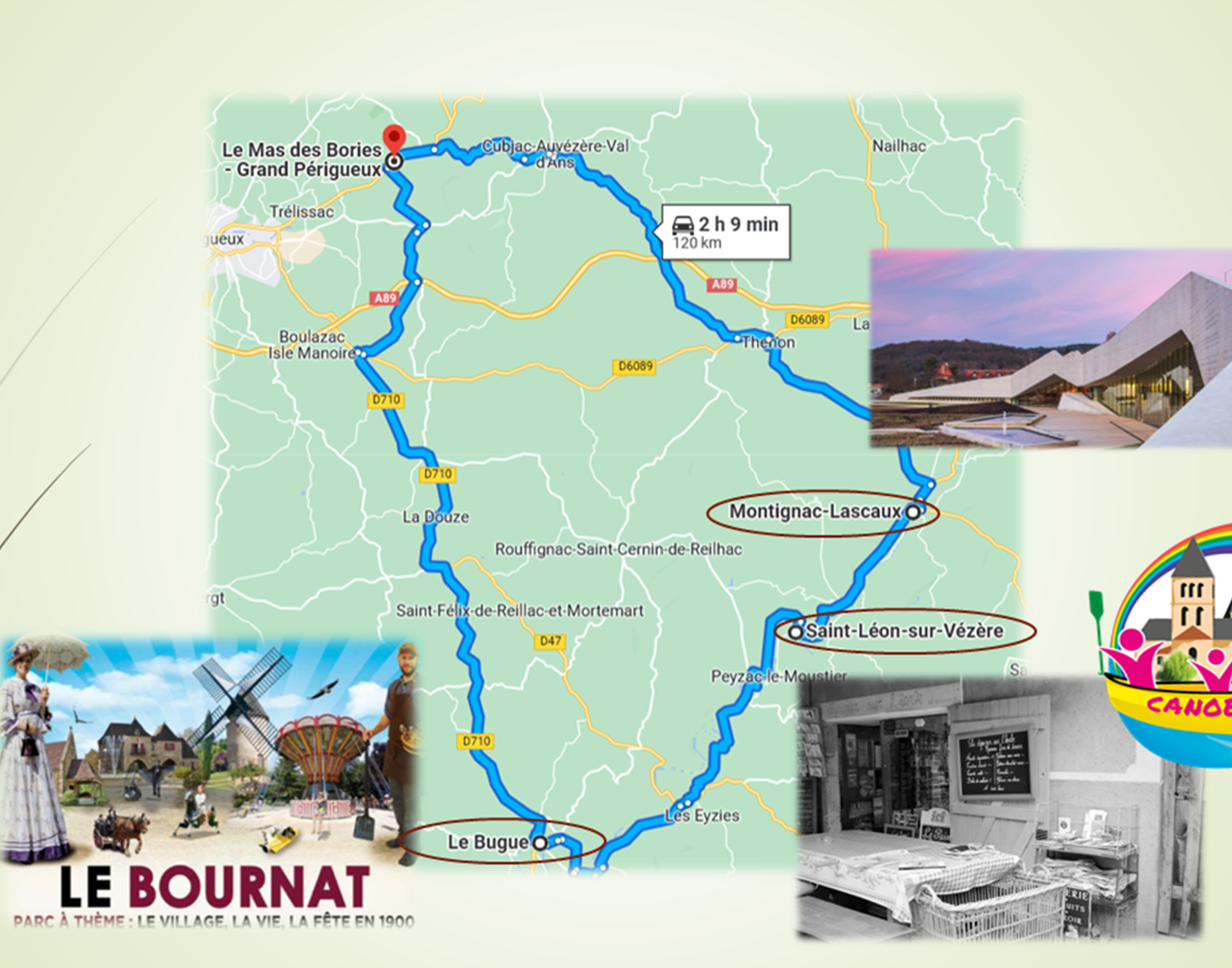 Lascaux Saint Léon sur Vézère Le Bugue en Dordogne