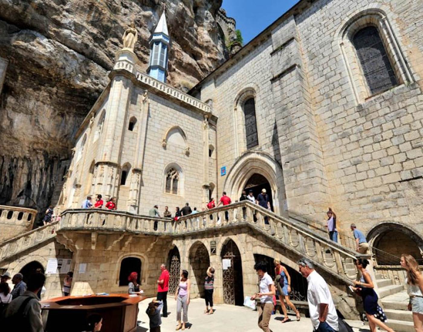 Le sanctuaire a Rocamadour.