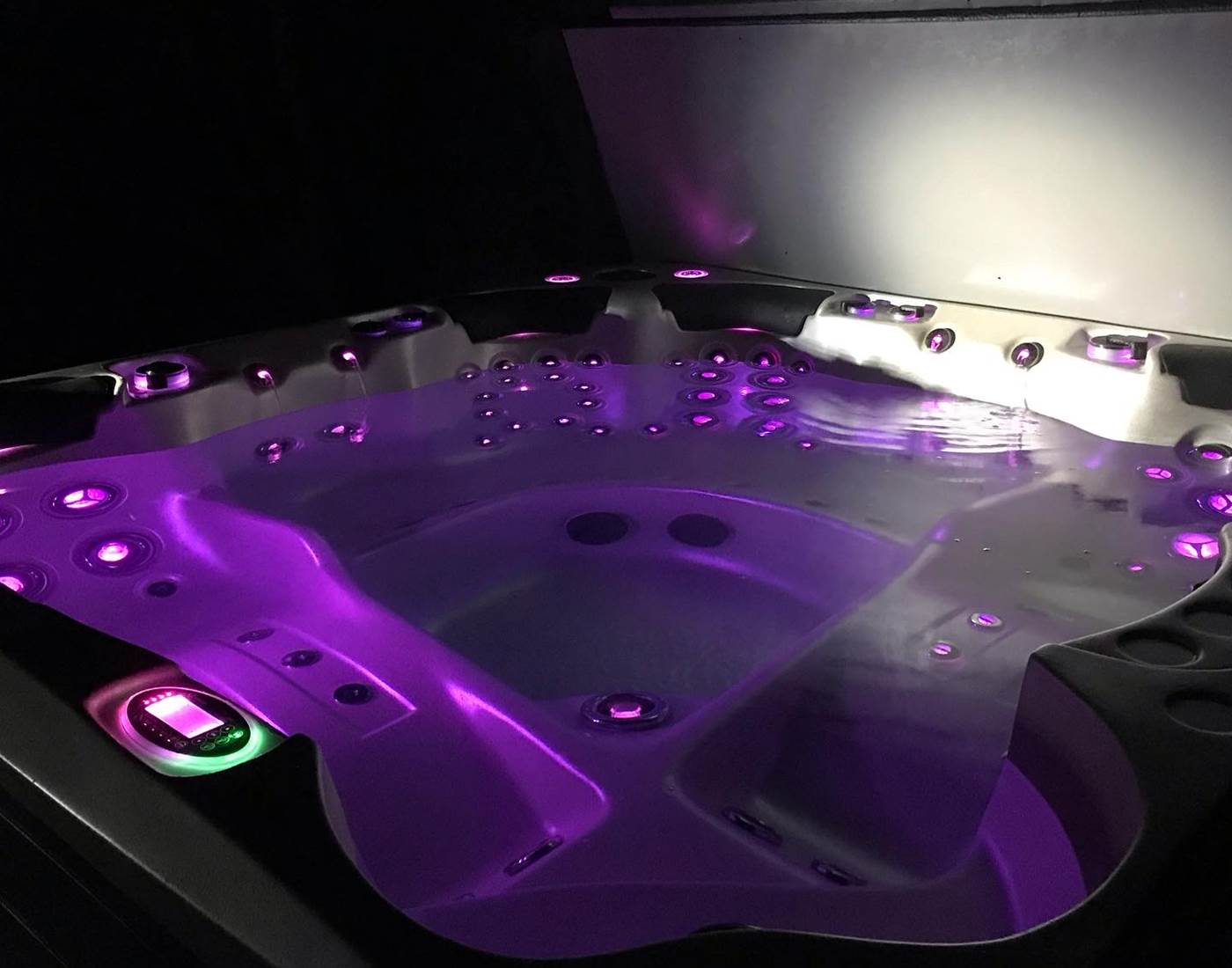 Séance de spa nocturne