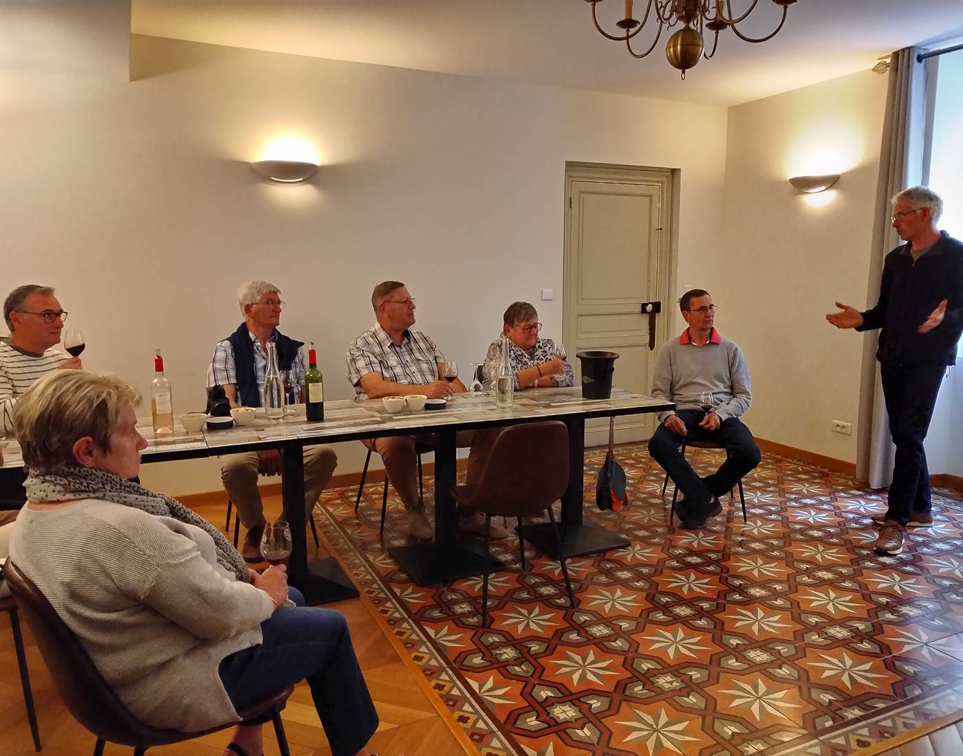 Dégusation des vins "Château Landure" à "Le Coq du Nord-Mailhac"