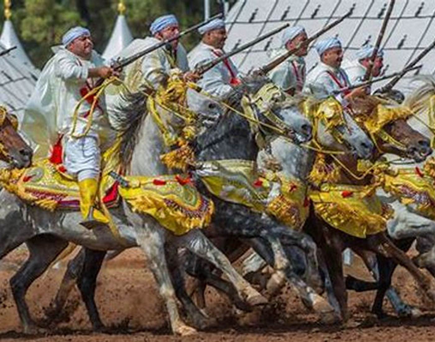 La richesse de la culture marocaine - la tbourida - la fantasia