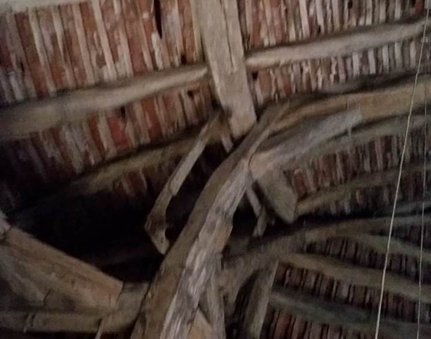 Charpente en bois apparente