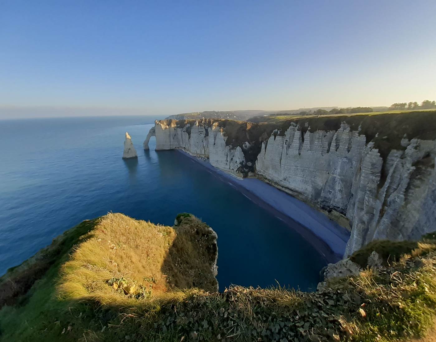 L'aiguille vue depuis la Manneporte