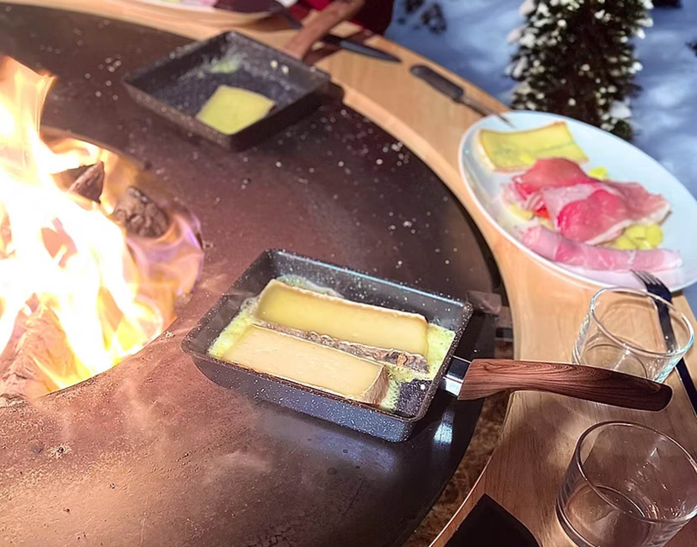 raclette au brasero