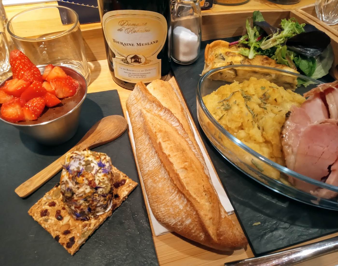 un fromage aux fleurs