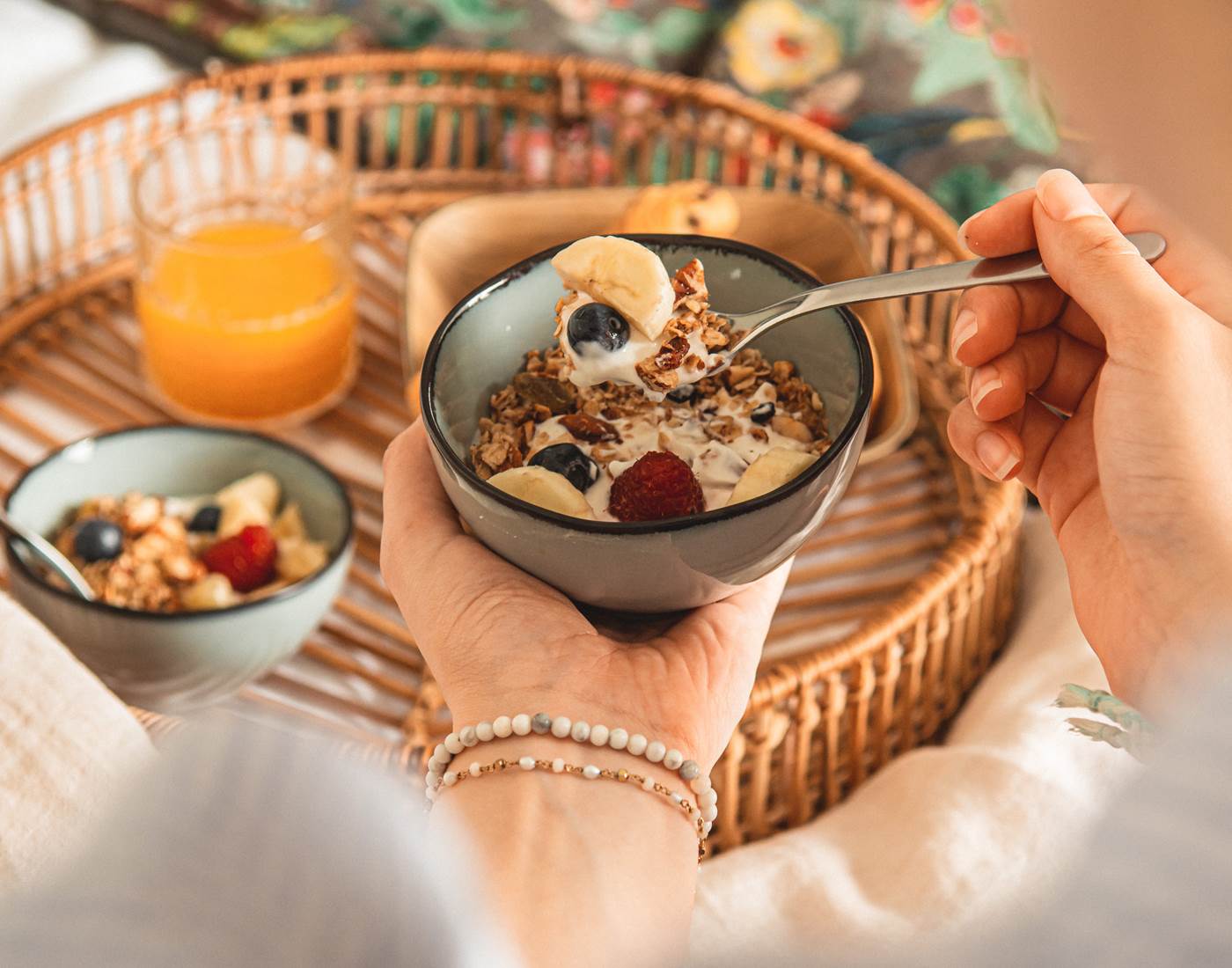 Fromage blanc et Muesli maison
