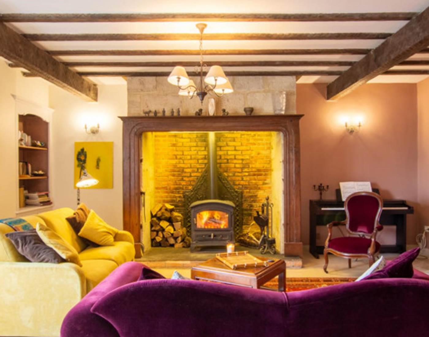 le salon de l'Arbre Bleu