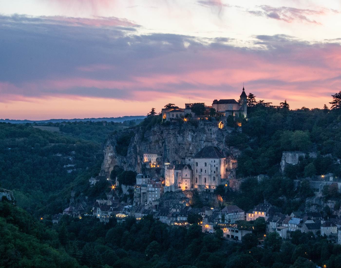 Rocamadour en crepescule