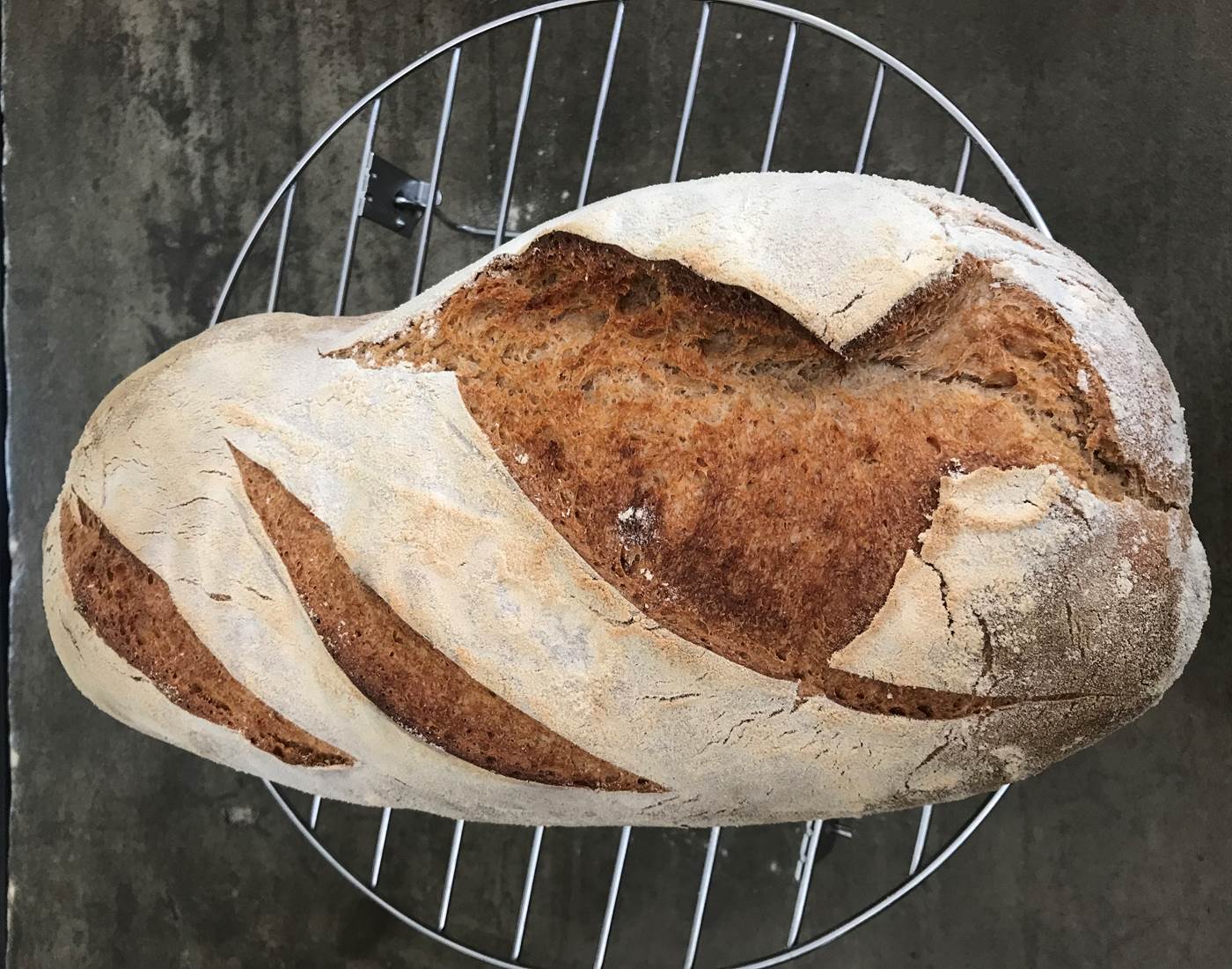 Le pain fabriqué par Christophe-page