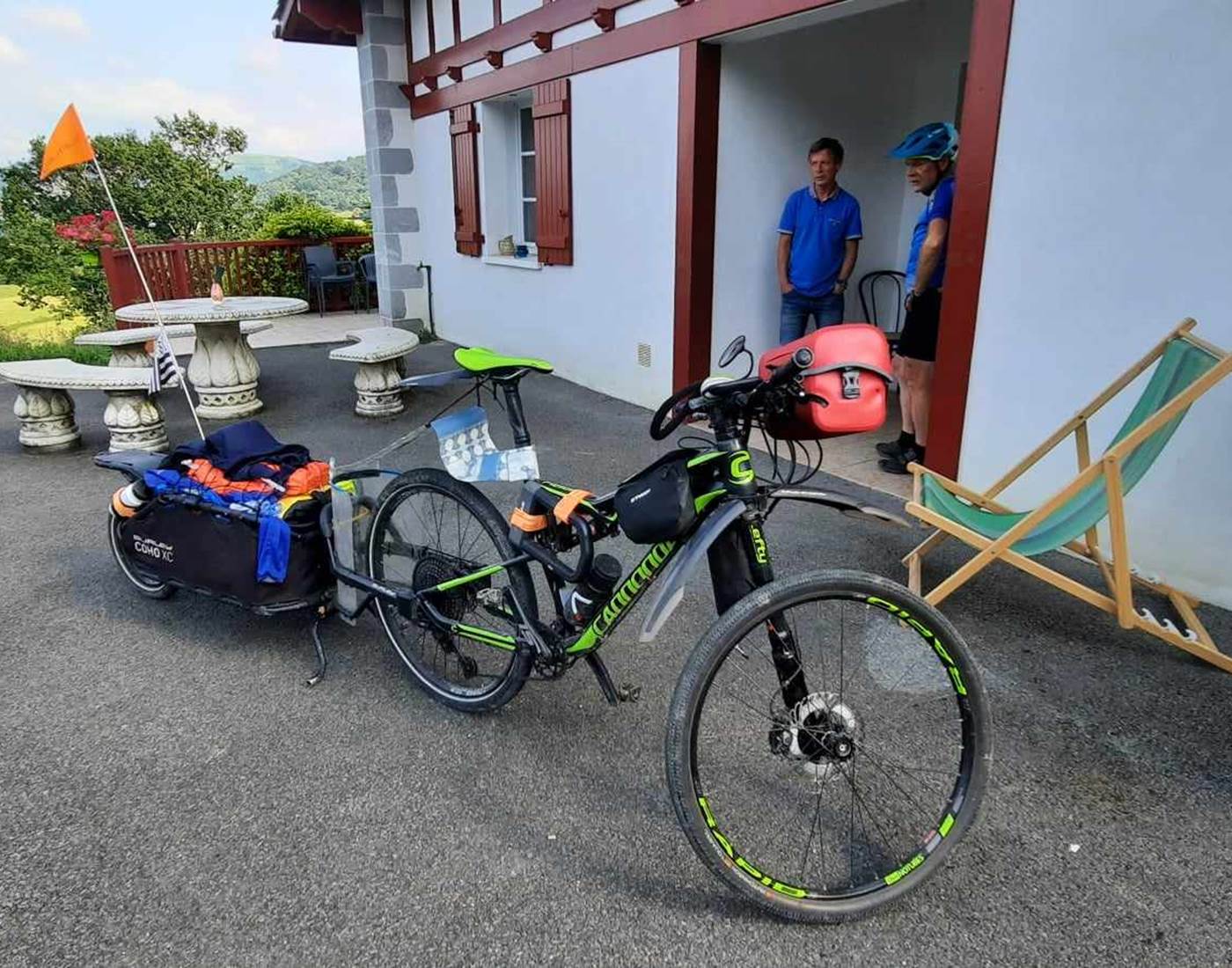 compostelle à vélo GR65 cyclistes-page