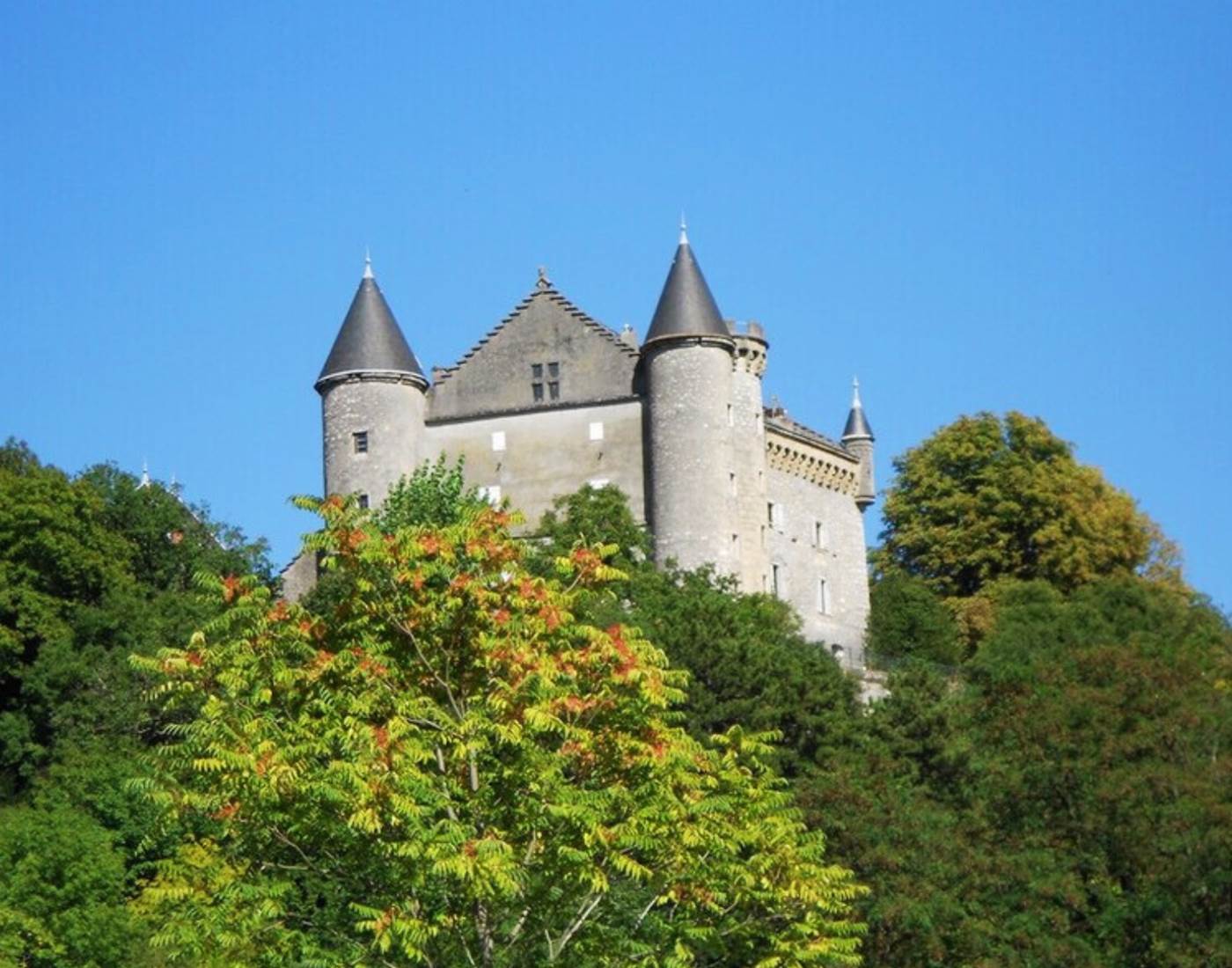 À 10 min du Manoir du Colombier , le Château de Montveran est un château privé à visiter pendant la saison estivale dans le Bugey.