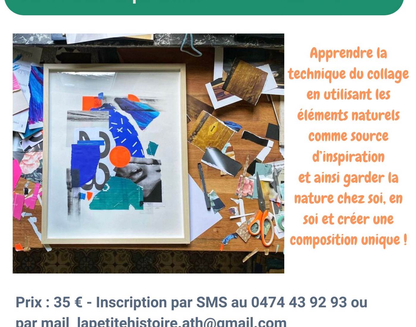 Art végétal et collage