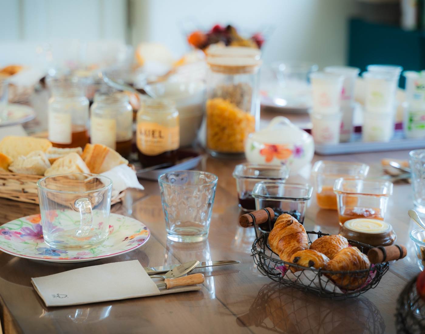 Le petit déjeuner au quartier d'hiver