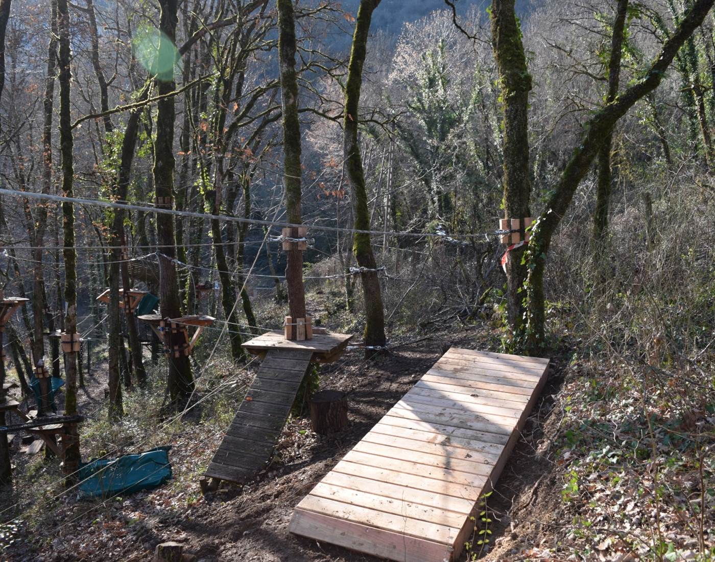 Nouvelles plateformes d'arrivée des verts