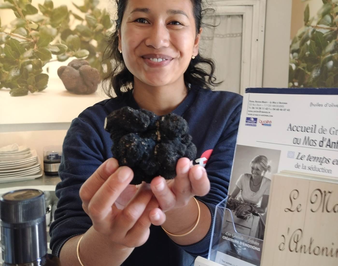 Truffes pour la table d'hôtes de Le Coq du Nord Mailhac