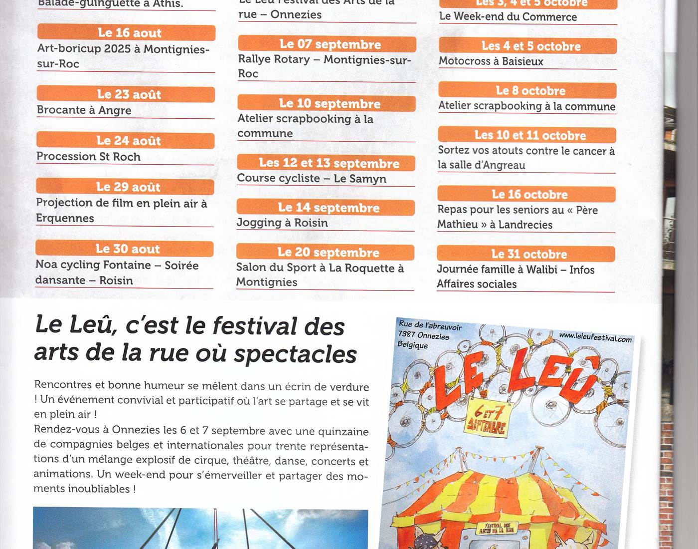 Animations dans les Honnelles à faire depuis La Geonelle