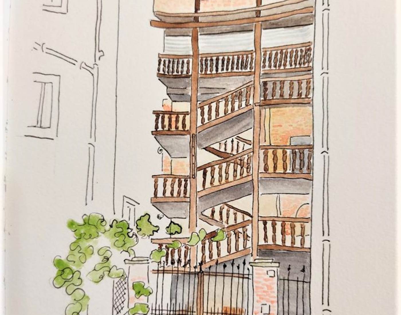 Notre escalier Place Saint Priest Pascal